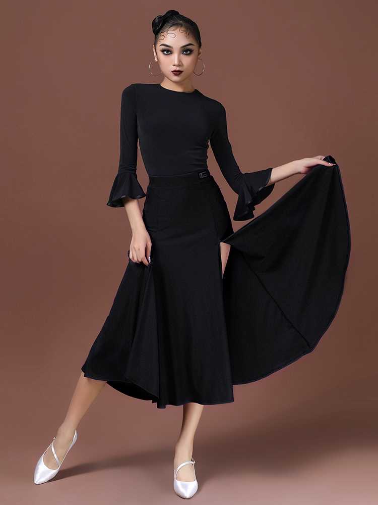 社交 ダンス ドレス 社交ダンス 華麗な舞踏会ドレス 優美フレアスカート