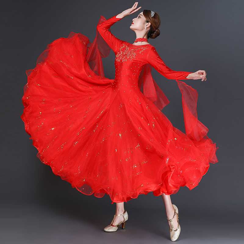 社交 ダンス ドレス きらめき舞姫ラテンロングドレス
