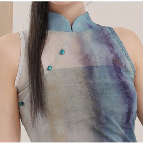 社交 ダンス ドレス 社交ダンス衣装 水墨風雅チャイナドレス