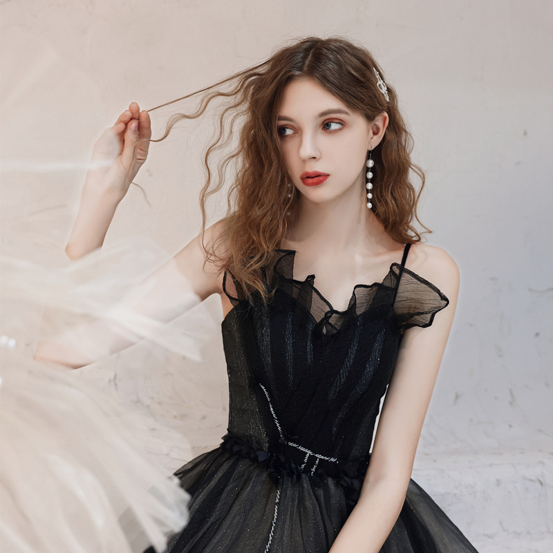 社交ダンス ドレス 星空きらめく夜会姫君ロング丈舞踏衣装