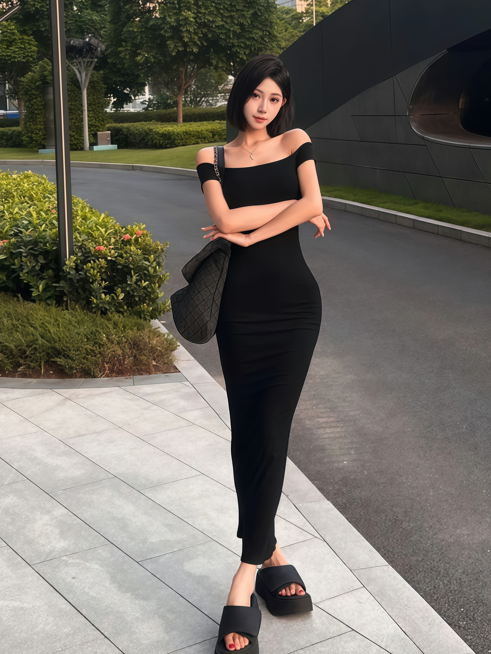 社交 ダンス ドレス 優美なる肩出しロングドレス