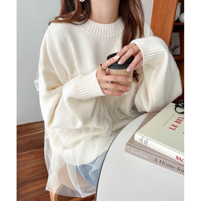 デート服 冬のデートに最適な韓国風ニットセーター 3色