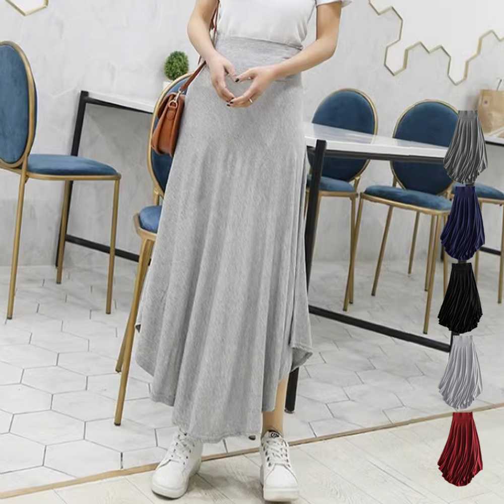 デート服 とろみ素材の美シルエット ロングスカート