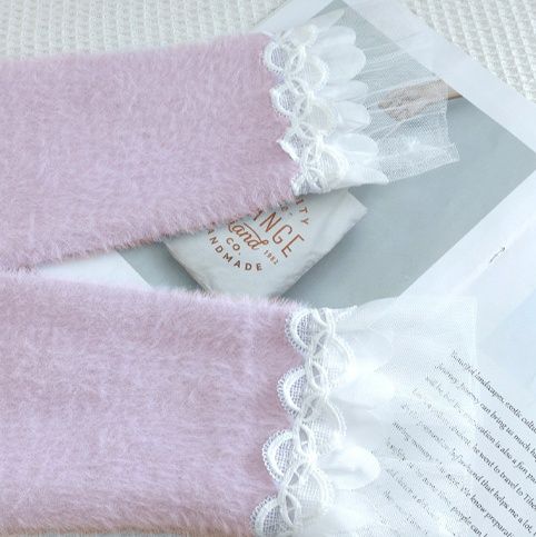 デート服秋のデート 大きなリボンが可愛いふわふわニットカーディガン