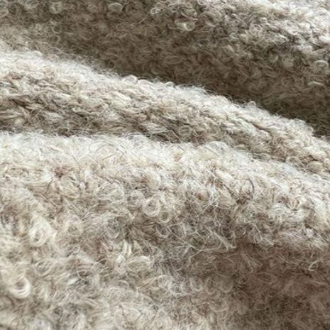 デート服韓国風ふわもこニットベスト