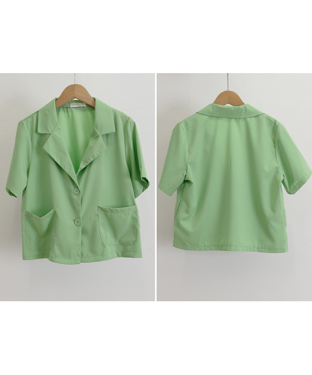 デート服 夏のデート用 半袖テーラードジャケット