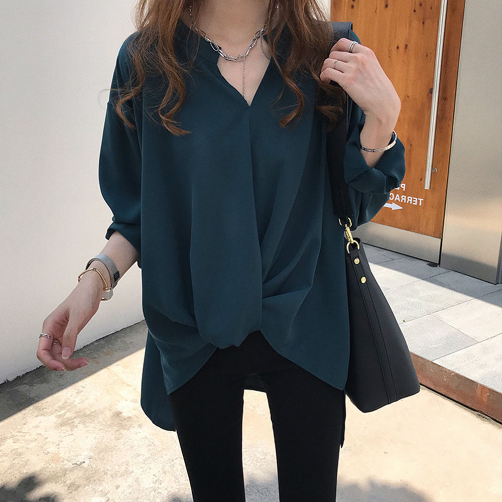 デート服 夏のデート向け スキッパーブラウス 大きいサイズ