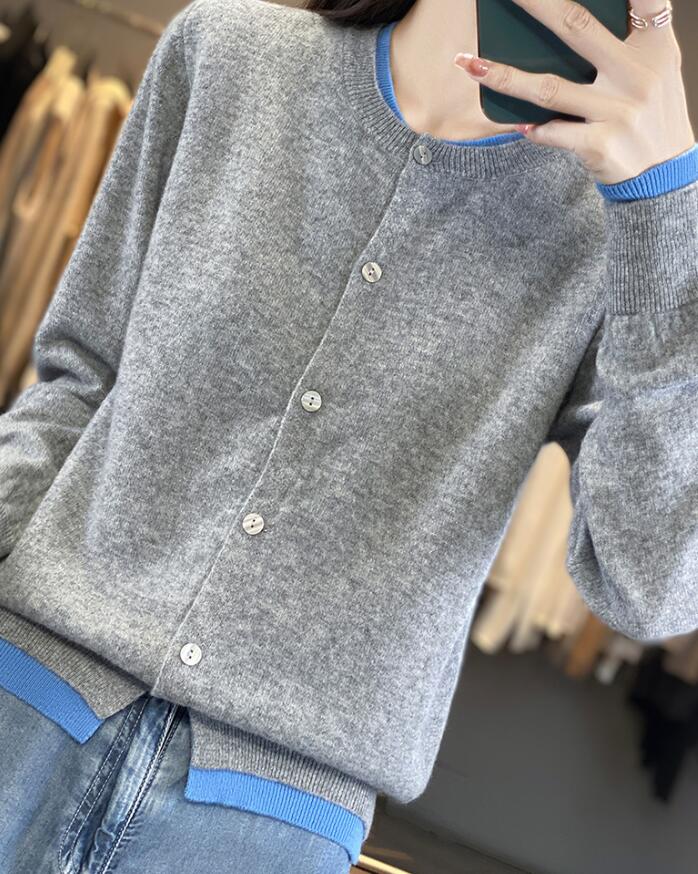 デート服 新作レディースニットカーディガン上品羽織り