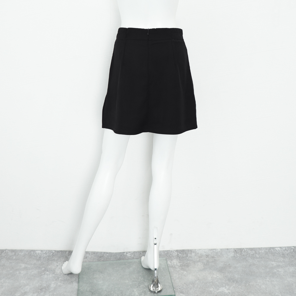 デート服 スリット入りミニスカート キュロット 韓国風