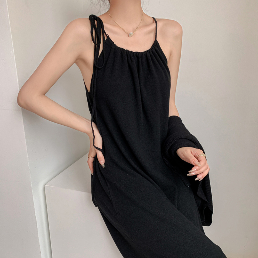 デート服 大人可愛い キャミワンピース＆ニットボレロ セット