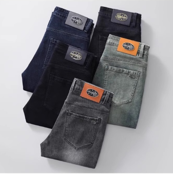 ダメージジーンズ やわらかダメージ加工デニムパンツ