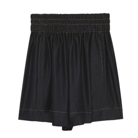 デニムセットアップ　ゆったりシルエットデニムセットアップ