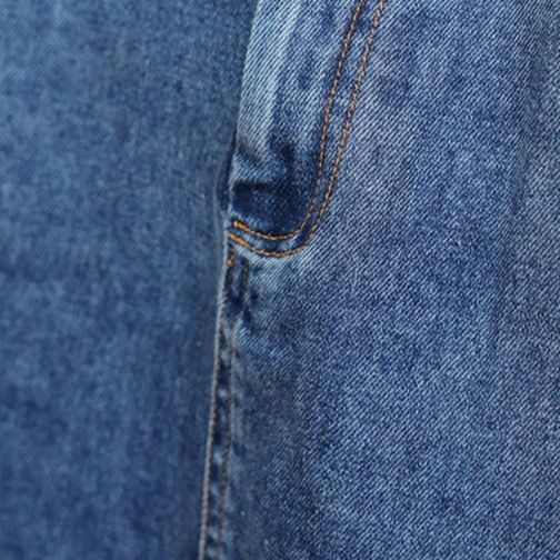 デニムセットアップ 洗練クロップド丈デニムジャケットスカートセット