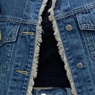 デニムセットアップ こなれ感デニムジャケットスカートセット