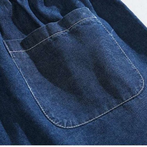 デニムセットアップ 涼風シャツショートパンツセット