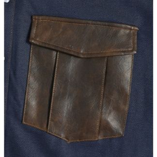 デニムセットアップ 異素材切替デニムセットアップ