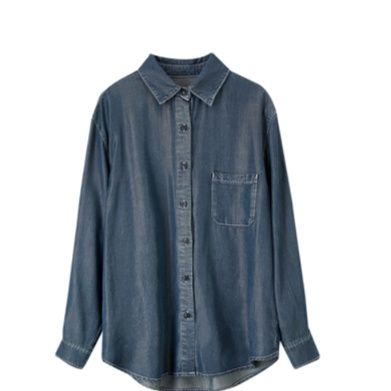 デニムセットアップ こなれ感ゆるシルエットデニムセット