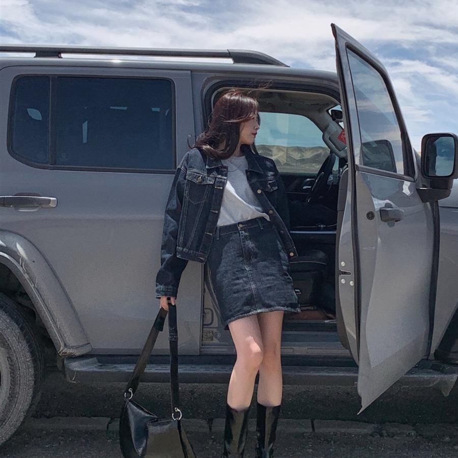 デニムセットアップ 風合い豊かな旅するデニムセット