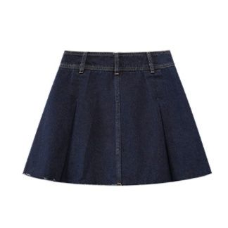 デニムセットアップ こなれ感ある裾切りっぱなしセット