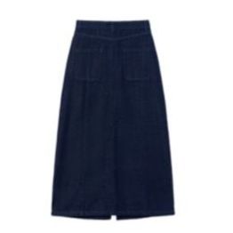 デニムセットアップ クラシカルロングスカートセット