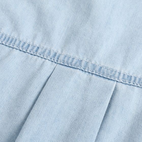 デニムセットアップ 上品リラックス デニムスカートセット