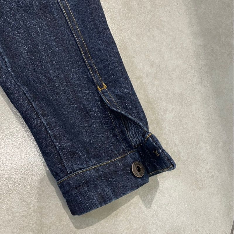 デニムセットアップ 金属プレート付きデニムセットアップ