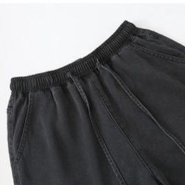 デニムセットアップ ゆったりデニムシャツセットアップ