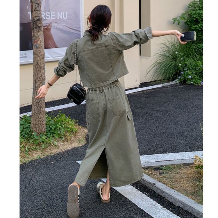 デニムセットアップ クラシカルミリタリーセットアップ