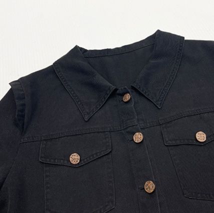 デニムセットアップ 上品ロングシルエット デニムセット