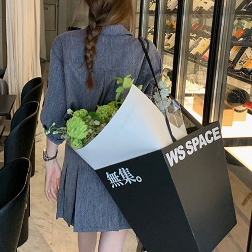 デニムセットアップ プリーツスカート デニム上下セット