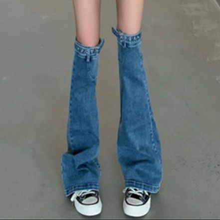 デニムセットアップ ホルターシルエット美脚セットアップ