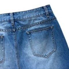デニムセットアップ リラックスムード デニムロングセット