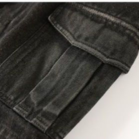 デニムセットアップ ショート丈ジャケット×ミニスカート