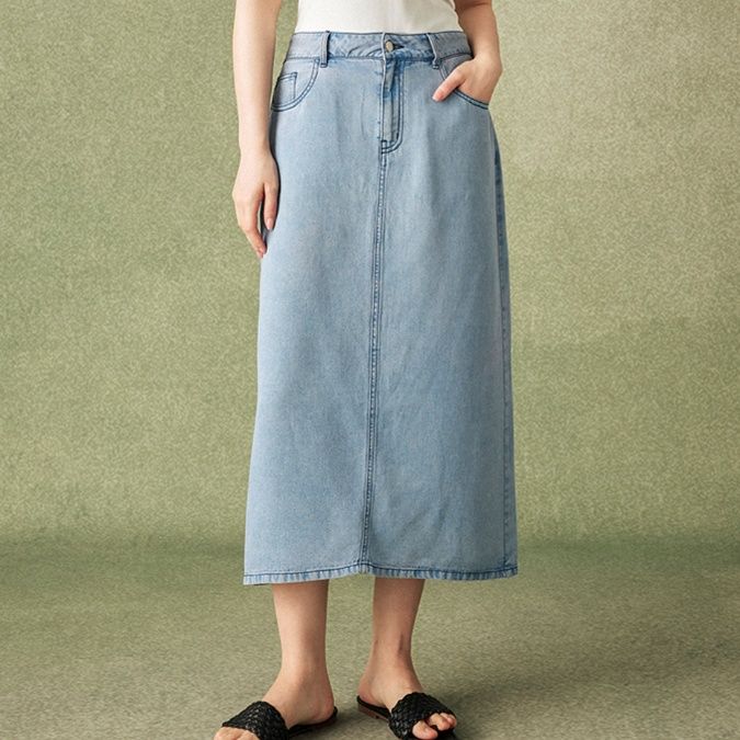 デニムセットアップ ゆったりリラックスデニムセット