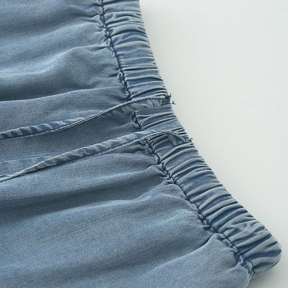 デニムセットアップ ゆったりリラックスデニム上下セット