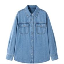 デニムセットアップ ゆったりデニムジャケットとミニスカートのセット