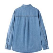 デニムセットアップ ゆったりデニムジャケットとミニスカートのセット