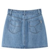 デニムセットアップ ゆったりデニムジャケットとミニスカートのセット