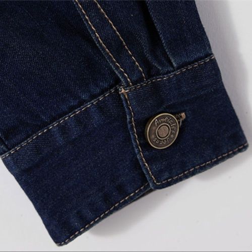 デニムセットアップ チェック切替えデニムジャケット＆ワイドパンツセット