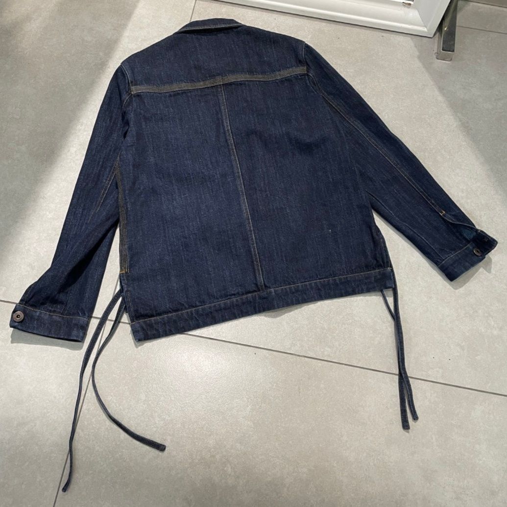 デニムセットアップ パッチ付きデニムセットアップ