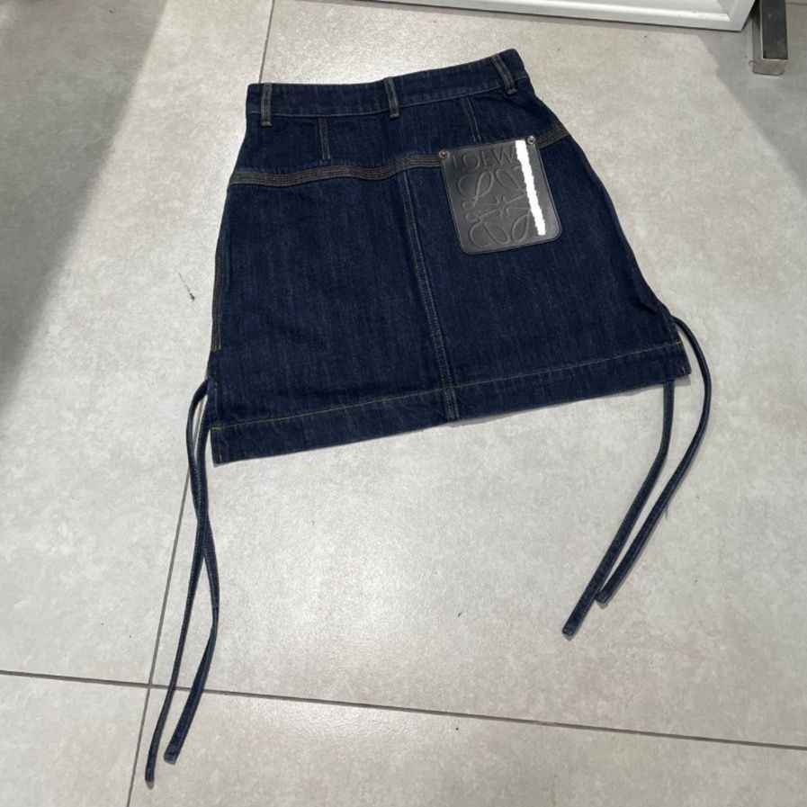 デニムセットアップ パッチ付きデニムセットアップ