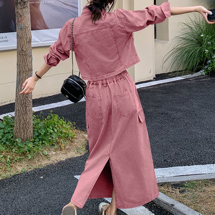 デニムセットアップ クラシカルミリタリーセットアップ