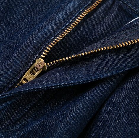 デニムセットアップ 洗練半袖デニムショートパンツセット