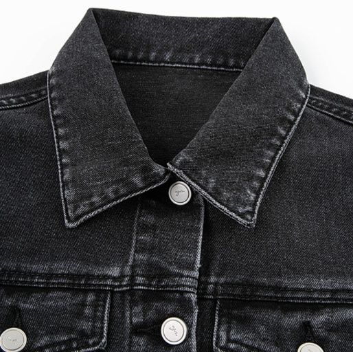 デニムセットアップ クラシカルジャケットスカートセット