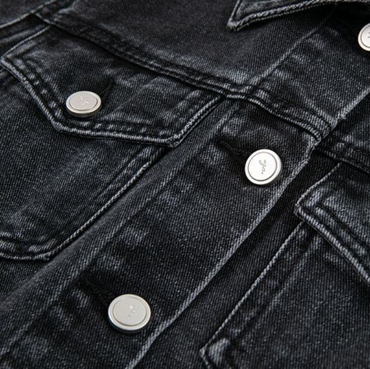 デニムセットアップ クラシカルジャケットスカートセット