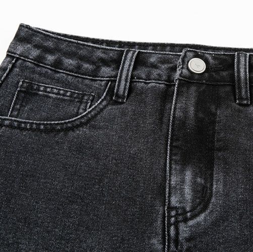 デニムセットアップ クラシカルジャケットスカートセット