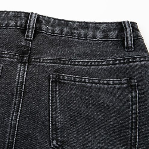 デニムセットアップ クラシカルジャケットスカートセット