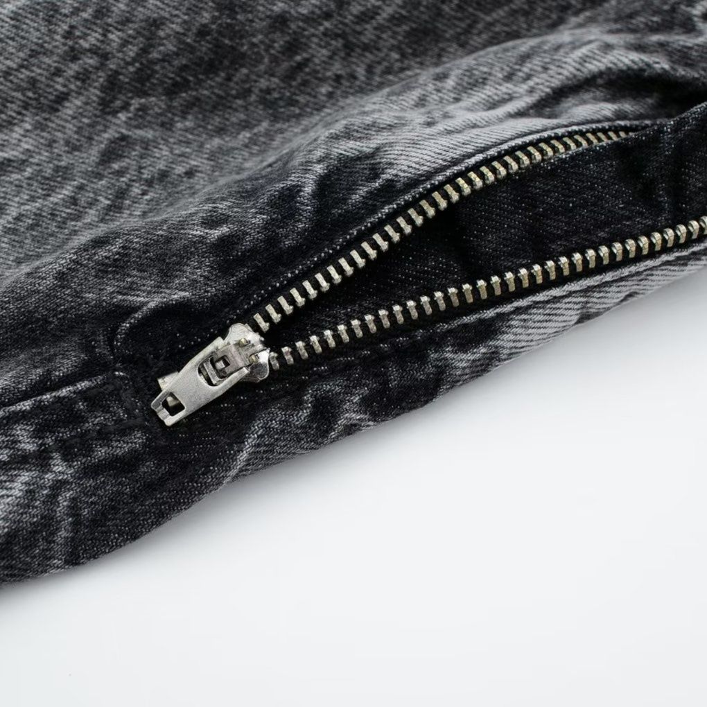 デニムセットアップ 輝くスタッツ装飾 デニムスカートセット