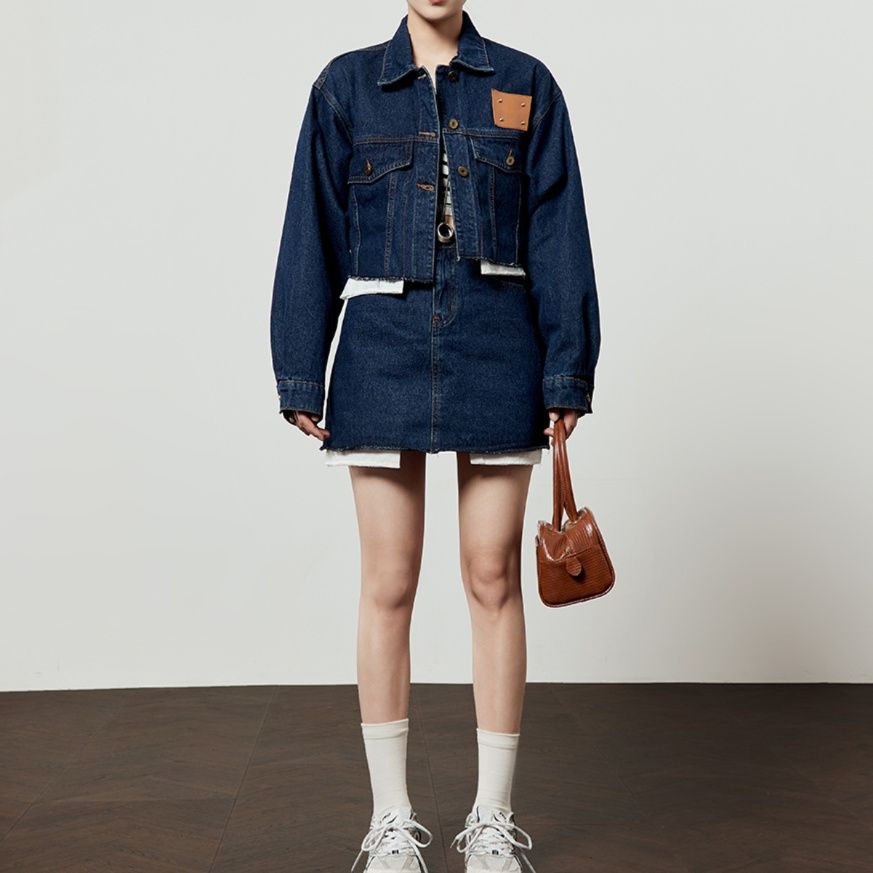 MONILE デニムジャケット　スカート　セット MONILE デニムジャケット スカート セット