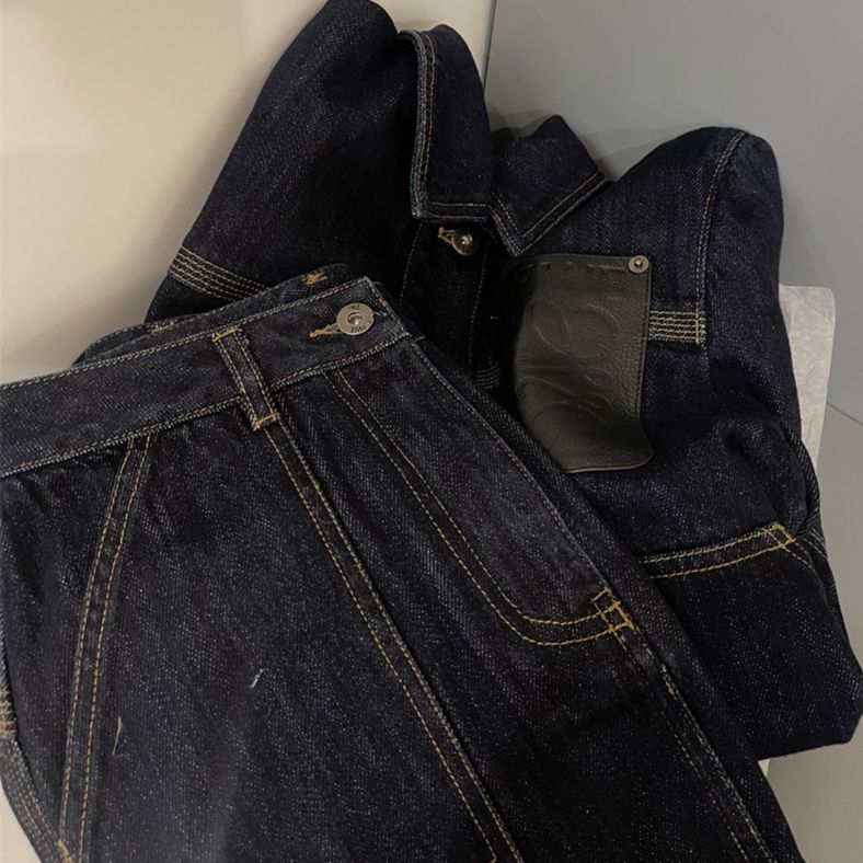 デニムセットアップ クラシカルリボンデニムセット